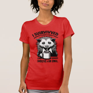 T-shirt d'humour de travail - Possum d'entreprise