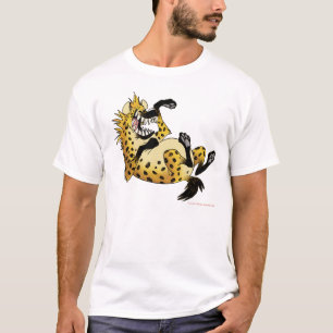 T-shirt d'hyène riante de bande dessinée