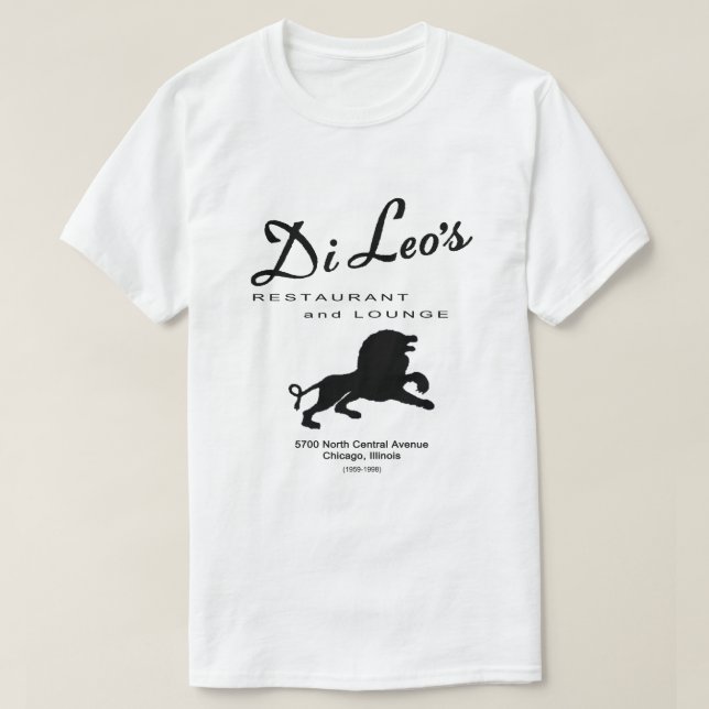 T-shirt Di Leo's Restaurant, Chicago, IL (Design devant)