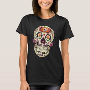 T-shirt Dia De Los Muertos pour Hommes Crâne Sucre Jour du