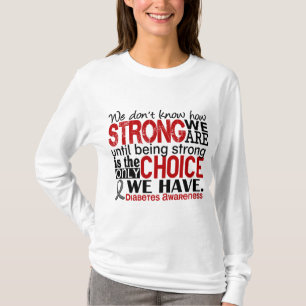 T-shirt Diabète comme nous forts sommes