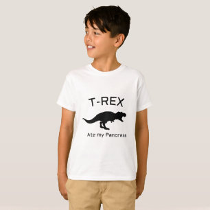 T-shirt Diabétique drôle de T-Rex du diabète drôle T1D