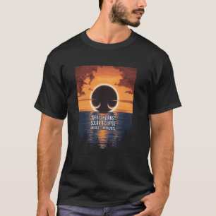 T-shirt Diable Cornes Éclipse Solaire 2025 Ontario Canada