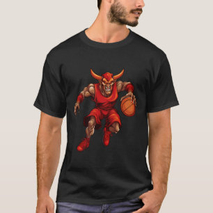 T-shirt Diable de basket-ball