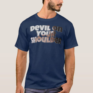 T-shirt Diable sur votre épaule