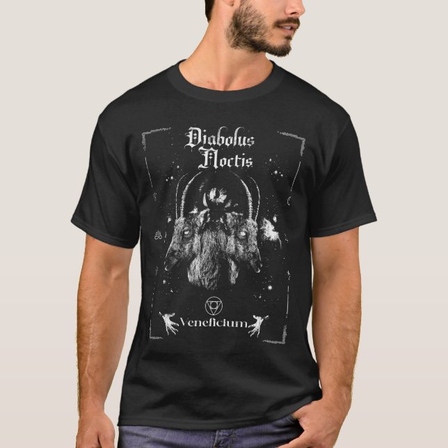 T-shirt Diabolus Noctis - Occult Streetwear Design (Devant)