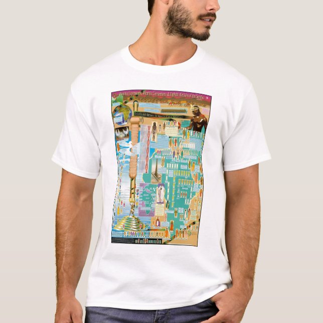 T-shirt Diagramme biblique de généalogie (Devant)