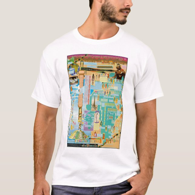 T-shirt Diagramme biblique de généalogie (Devant)