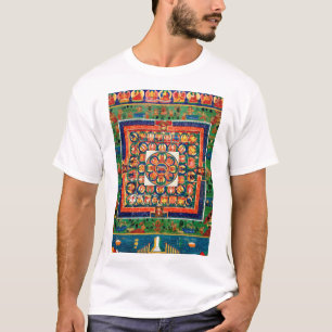 T-shirt Diagramme cosmique Mandala pour la méditation