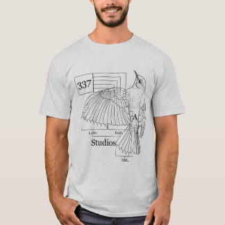 T-shirt Diagramme de 337 oiseaux