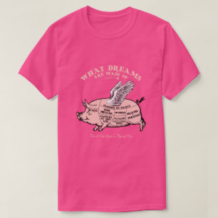 T-shirt Diagramme de cochon volant