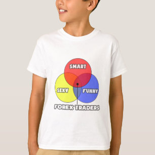 T-shirt Diagramme de Venn .. Forex Traders