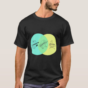 T-SHIRT DIAGRAMME DE VENN KEYTAR PLATYPUS