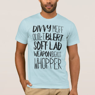 T-shirt Dialecte d'insultes du scouse de Liverpool