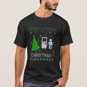 T-shirt Dialyse Tech Xmas Arbre Éclairage de Noël moche Va