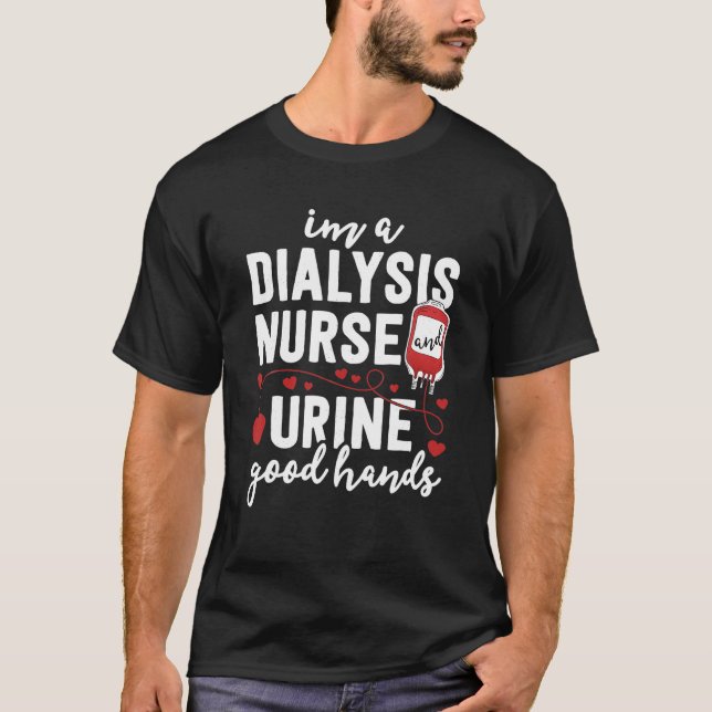 T-shirt Dialysis Nurse Toxits For Women Funny Pun Urine Go (Devant)