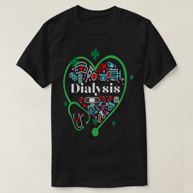 T-shirt Dialysis Technician Nephrology Nurse Christmas 202 (Design devant)