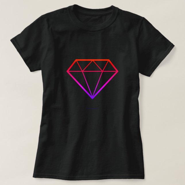T-shirt diamant éternellement (Design devant)