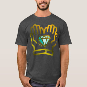 T-shirt Diamant Mains GME Stock marché Trader or Crypto
