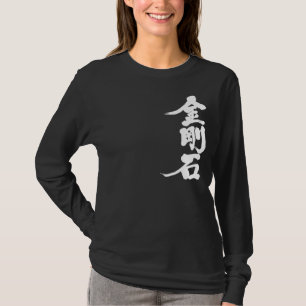 T-shirt Diamant par manches longues verticales