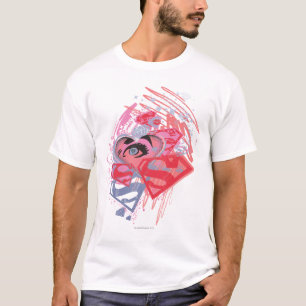 T-shirt Diamants et lèvres Supergirl