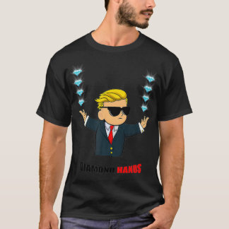 T-shirt Diamond Hands Wall Street paris Mascot Magie