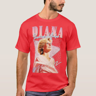 T-shirt Diana 90s Rétro conception de ventilateur esthétiq
