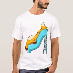 T-shirt Diapositive Giraffe