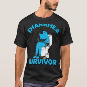 T-shirt Diarrhea Survivante Homme Femmes 1