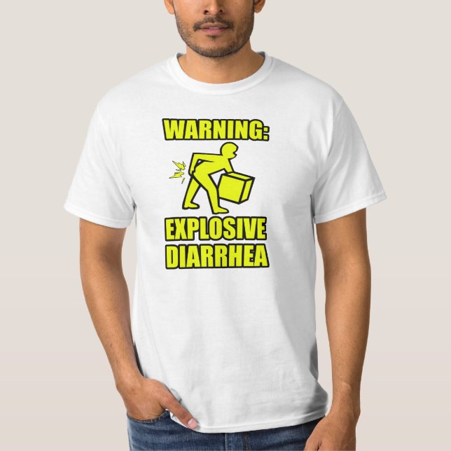 T-shirt Diarrhée explosive (Devant)