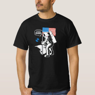 T-shirt Dibs d'atterrissage sur lune