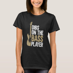 T-shirt Dibs Sur La Guitare Du Lecteur De Basse