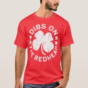 T-shirt Dibs Sur Le Jour de la Saint Patrick À Tête Redond