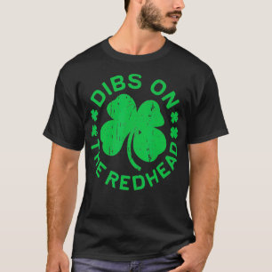 T-shirt Dibs Sur Le Jour de la Saint Patrick À Tête Redond