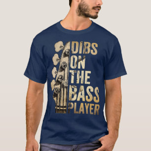 T-shirt Dibs Sur Le Lecteur Basse Guitare Musicien