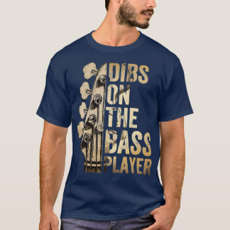 T-shirt Dibs Sur Le Lecteur Basse Guitare Musicien
