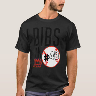 T-shirt Dibs Sur Le Numéro 48 Plongeur De Baseball Sports