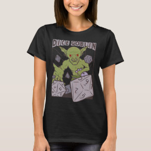 T-shirt Dice Goblin Orc D20 Dice pour un GAMER RPG