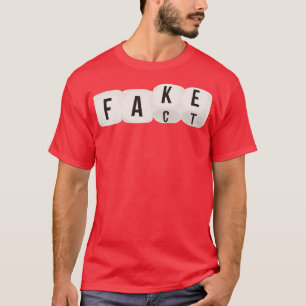 T-shirt Dice Jeté fait et faux