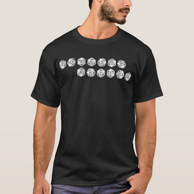 T-shirt Dice Master Dungeon (Devant)