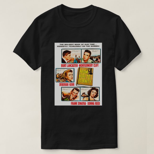 T-shirt D'ici à Eternity Drama Romance film (Design devant)