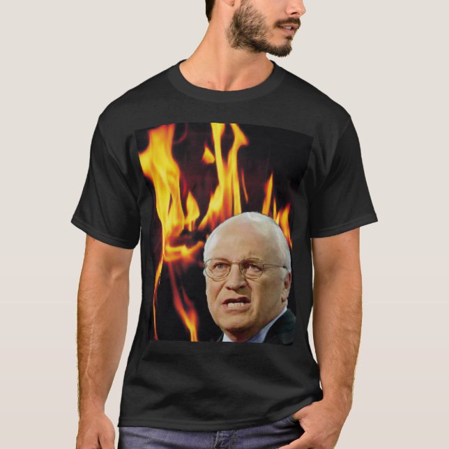 T-shirt Dick Cheney aussi mauvais que peut être (Devant)