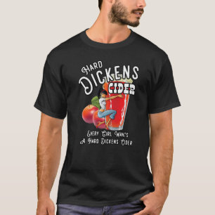 T-shirt Dickens Dur Cider Girl Whiskey Et La Pomme De Bièr