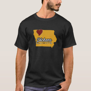 T-shirt DICKENS IOWA IA USA Cute Souvenir Merch US City