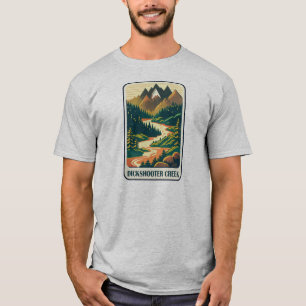 T-shirt Dickshooter Creek Idaho couleurs