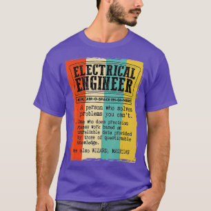 T-shirt Dictionnaire du génie électrique Définition Drôle