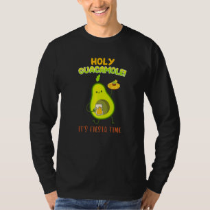 T-shirt Dicton Mexicain Sainte Guacamole C'est le Temps de