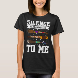 T-shirt Didgeridoo Silence Est Insignifiant Pour Moi