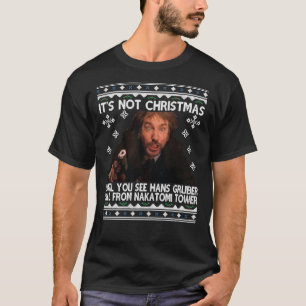 T-shirt Die Hard Ce N'Est Pas Noël Unique Hans Gruber Fall