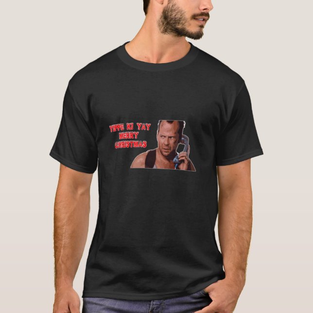 T-shirt die hard merry noël223 (Devant)